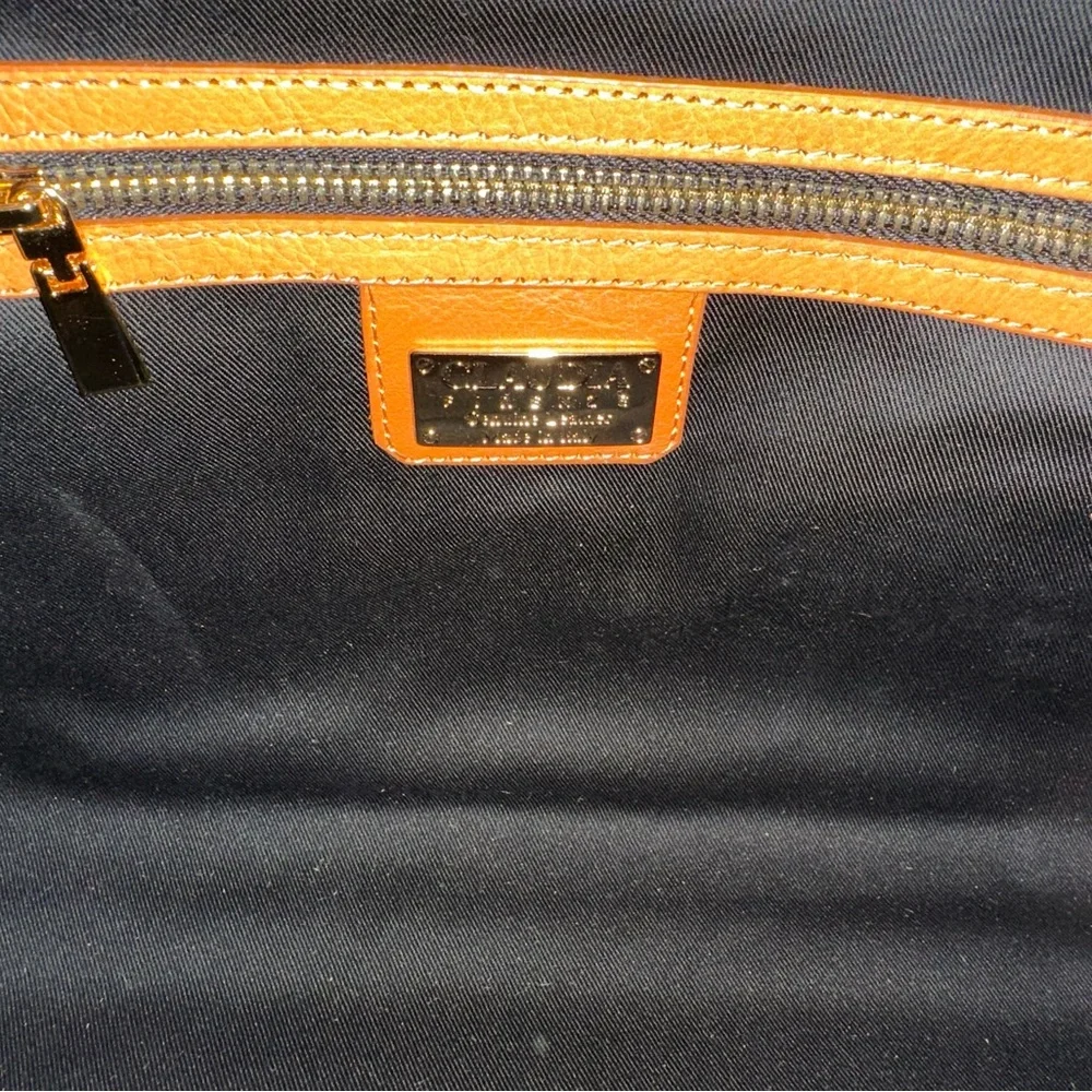 Claudia Firenze Brown Leather Tote Satchel Bag NWT TikTok Viral - Picture 6 of 7